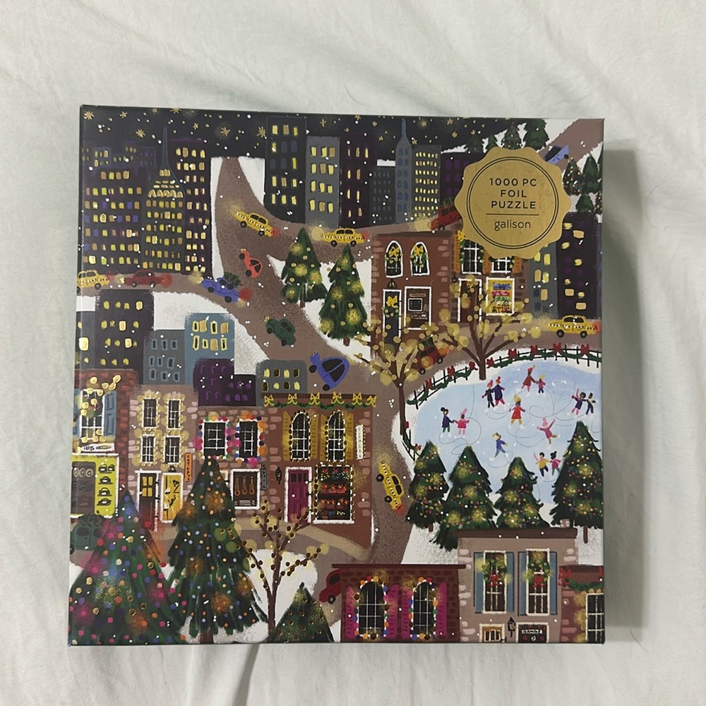 1000 piece foil puzzle!